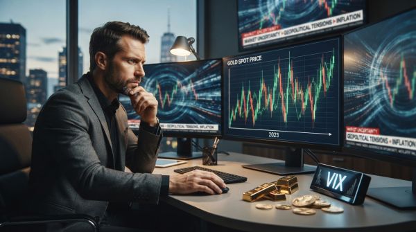Comment la volatilité influence les prix de l'or en 2023